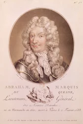 Porträt von Abraham Duquesne (1610-88), graviert von Ride, 1787